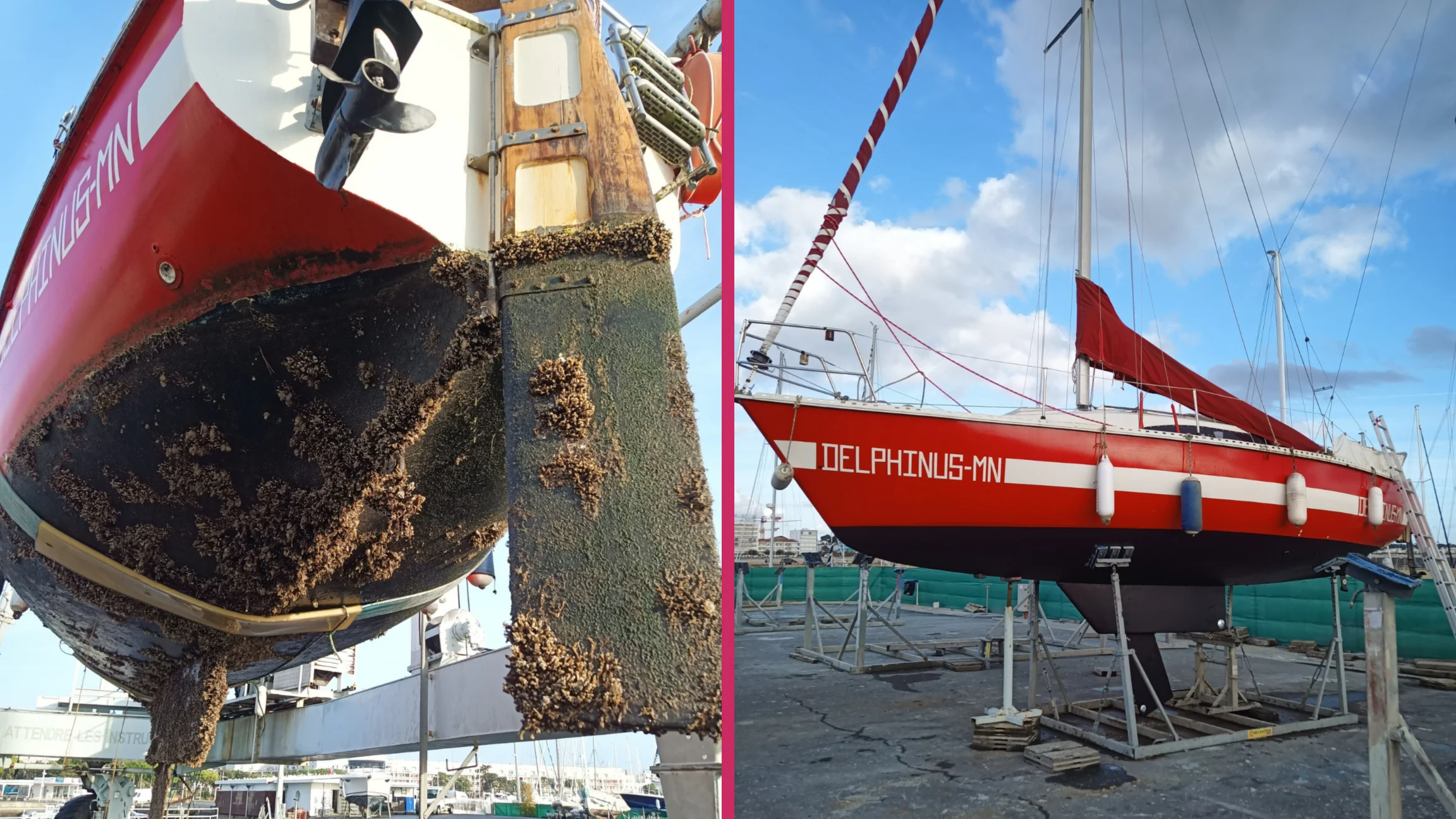 carénage coque voilier antifouling